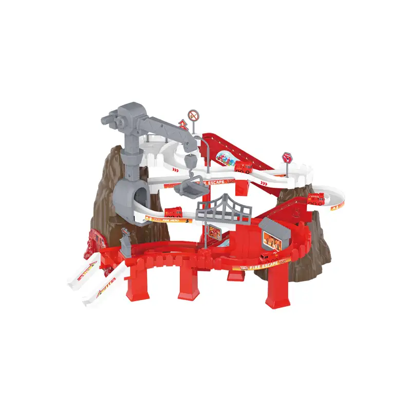 DIY City fire carriage electric lifts function