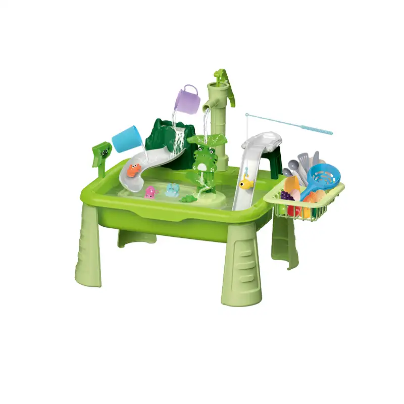 Manual water discharge                           Water play table sink                              Comes with 10 pcs  fishes                           Manual faucet                                          Red (复制)