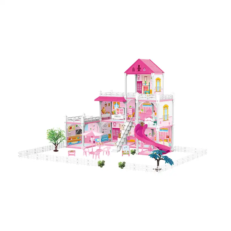 DIY Assembly Series Fashion Villa 323PCS (8 rooms, DIY construction)