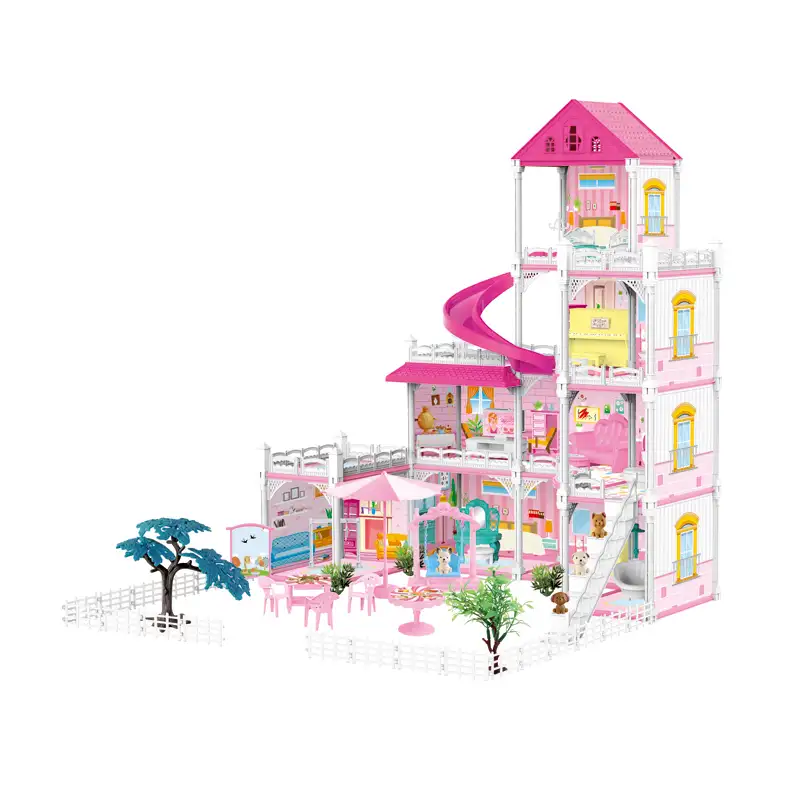 DIY Assembly Series Fashion Villa 379PCS (10 rooms, DIY construction)