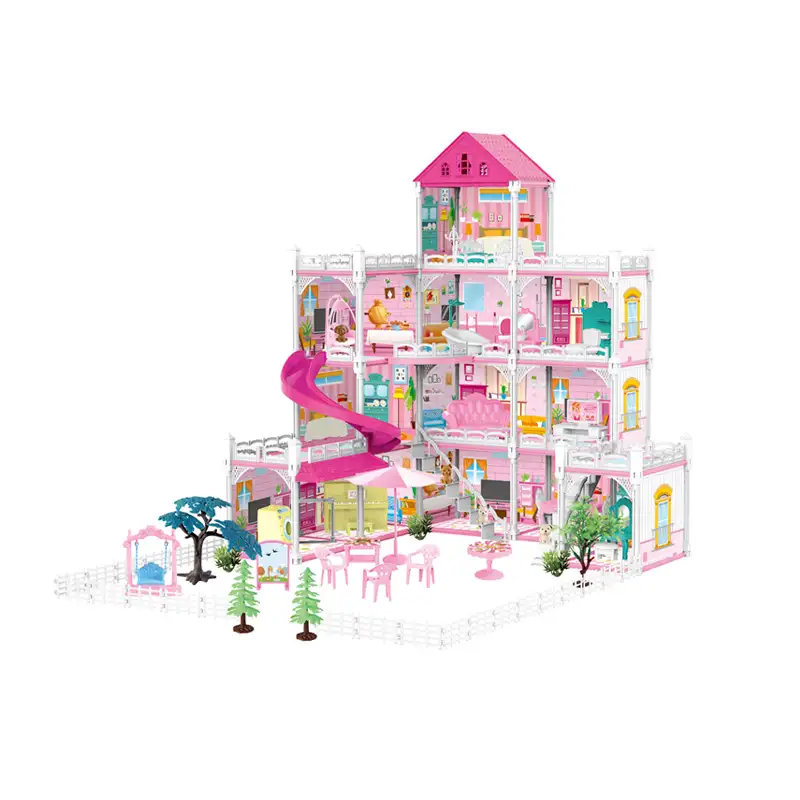 DIY Assembly Series Fashion Villa 422PCS (12 rooms, DIY construction)