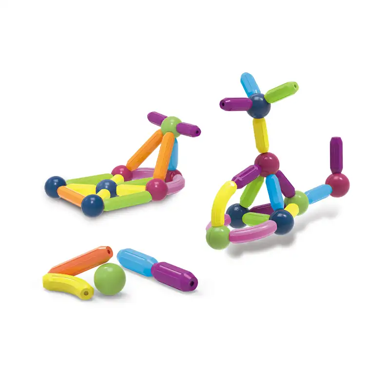 Intelligent Magnetic rod 50 PCS Educational Magnetic Building Blocks