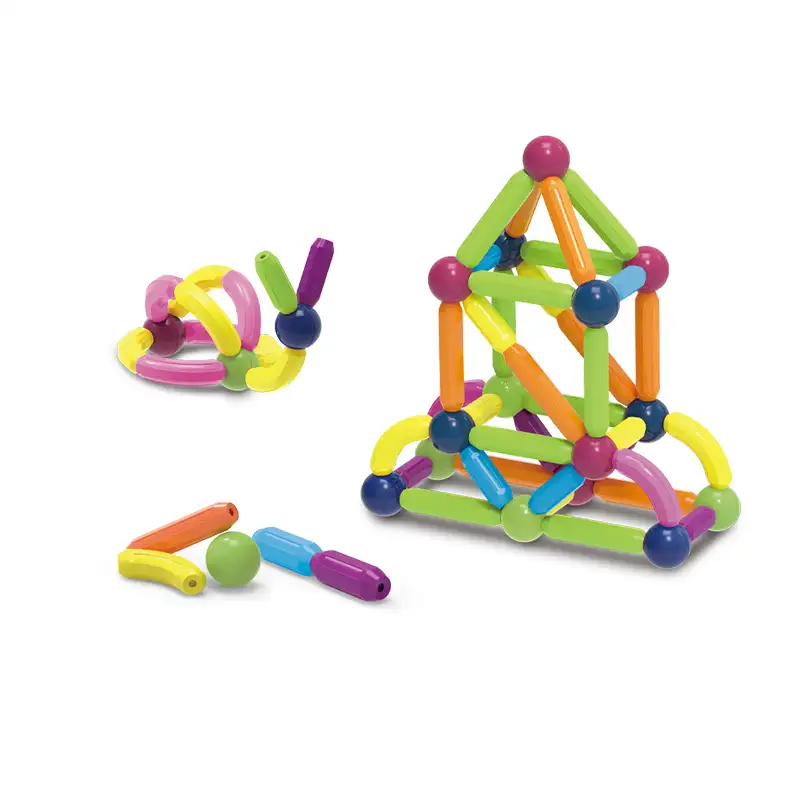 Intelligent Magnetic rod 90 PCS Educational Magnetic Building Blocks